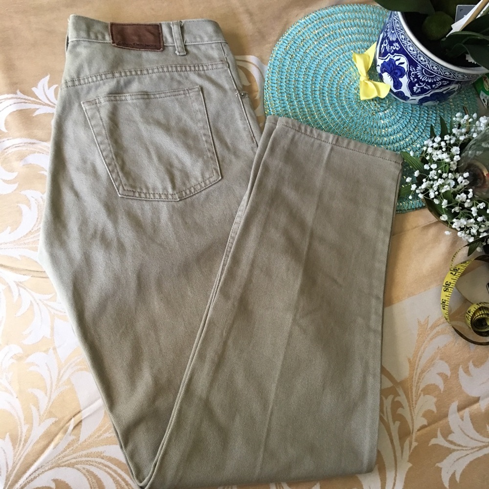 Calvin Klein Jeans Easy fit tweed khaki